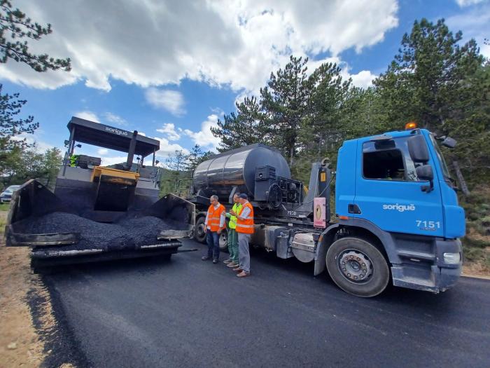 El director general de Carreteras e Infraestructuras se ha desplazado a las obras de la A-1205