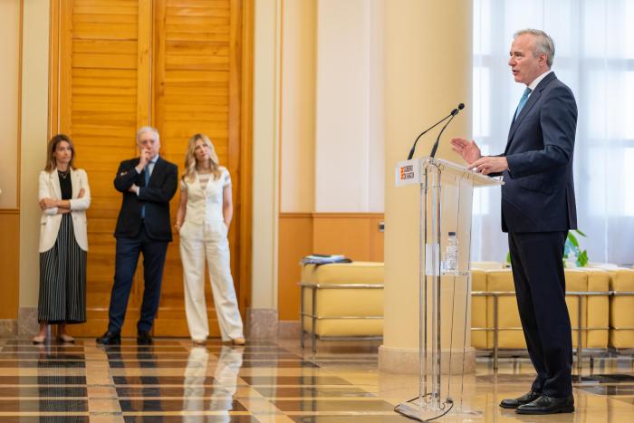 Rueda de prensa del Presidente Azcón