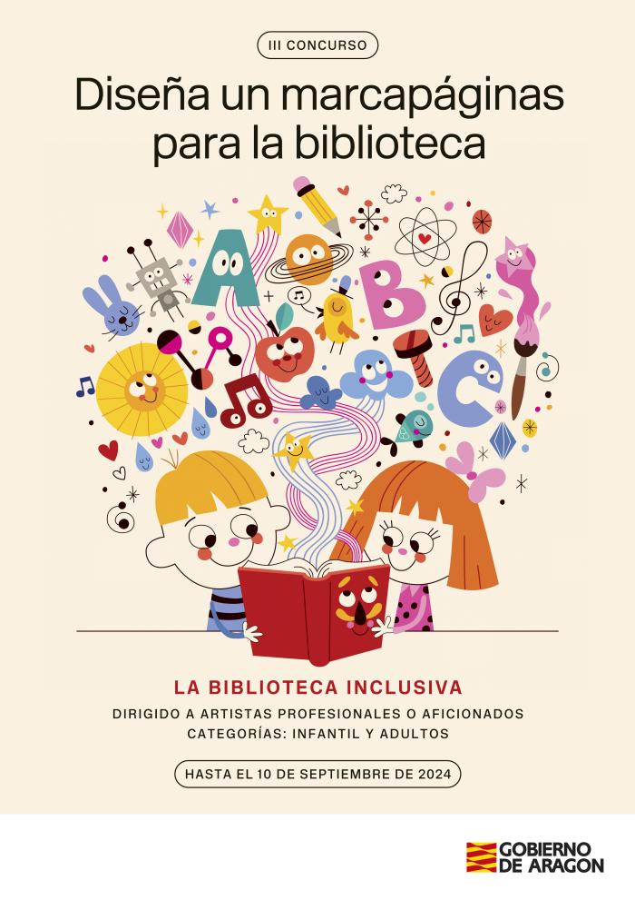 La Biblioteca Pública de Zaragoza convoca el III concurso de diseño de marcapáginas.