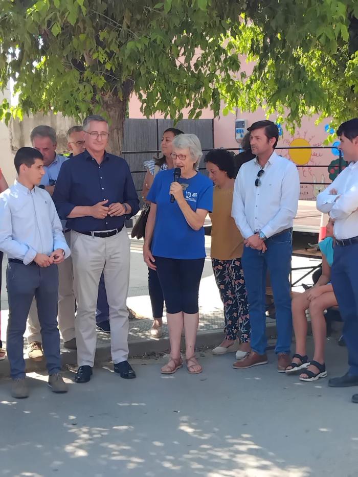 El consejero, en la apertura de la feria.