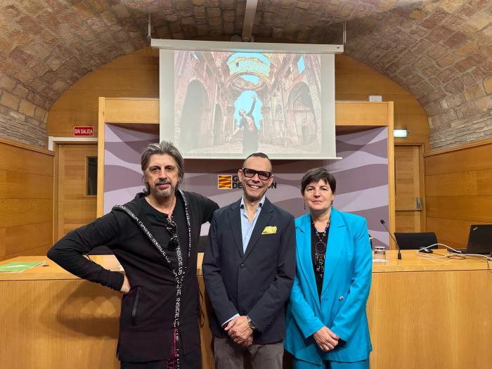 Olloqui, Luna y Berna han presentado las actividades culturales del 40 aniversario de la Fundación SIP.