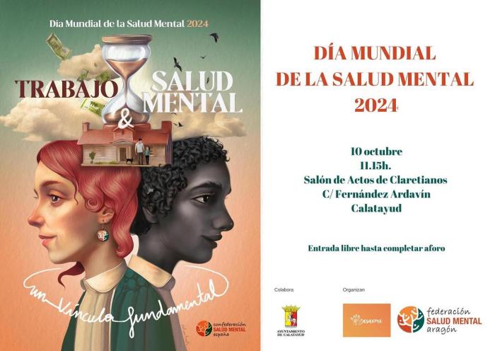 La Federación Salud Mental Aragón y ASAEME conmemoran en Calatayud el Día de la Salud Mental