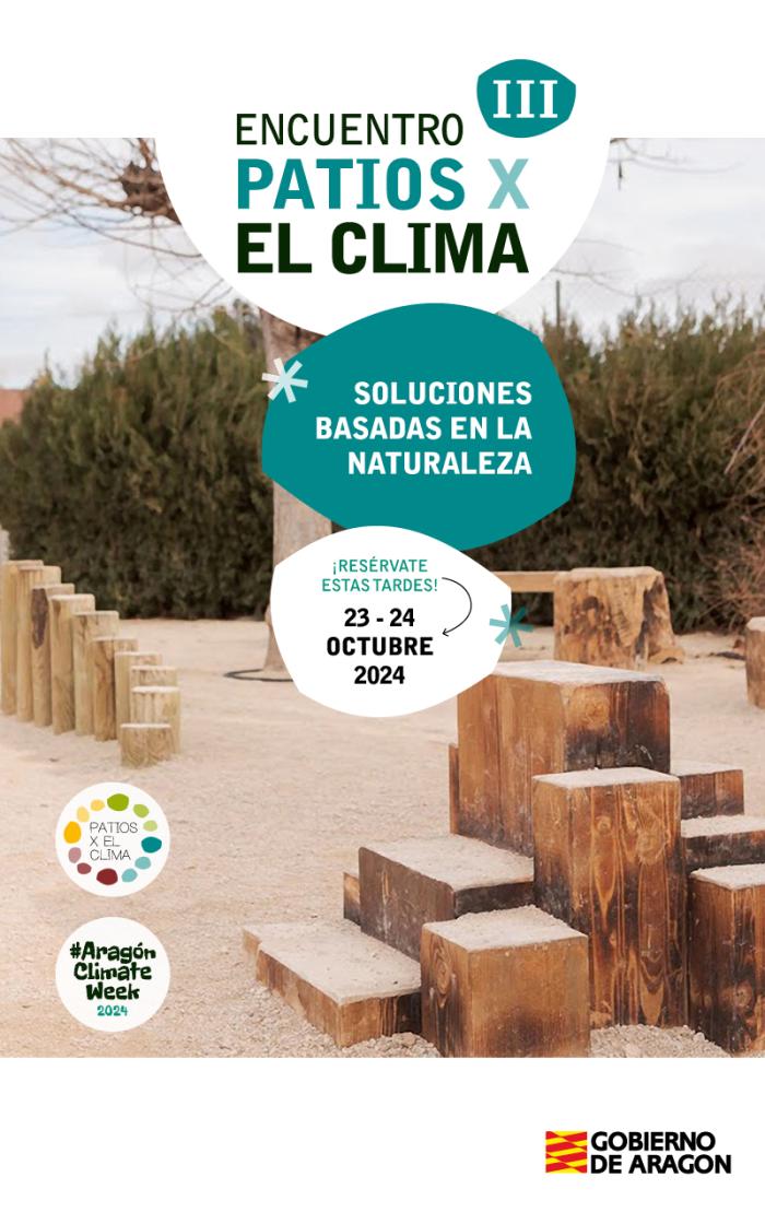 Cartel del encuentro Patios X El Clima.