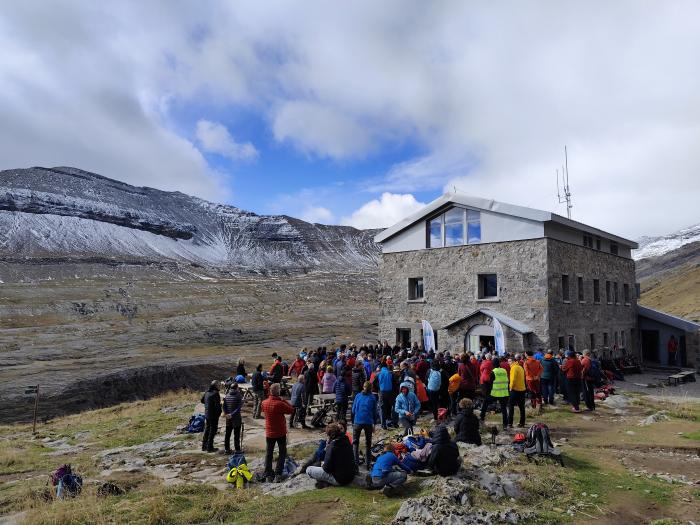 La reforma del emblemático refugio del Pirineo se ha prolongado 18 años.