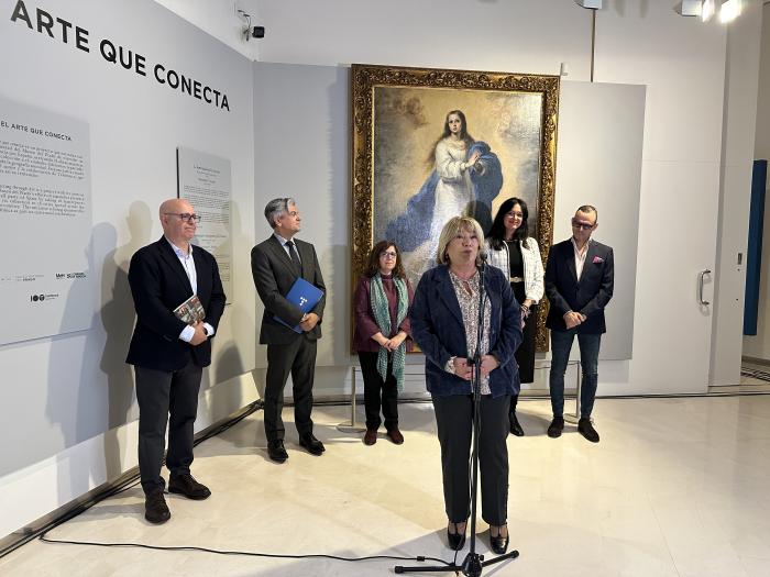 Presentación del proyecto ‘El arte que conecta’ del Museo del Prado en el Museo de Huesca.