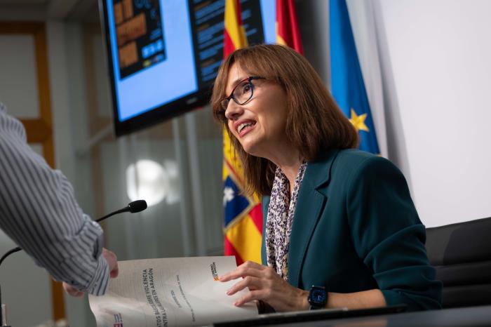 María Antoñanzas, durante la rueda de prensa de presentación de los datos de 2024 del IAM.