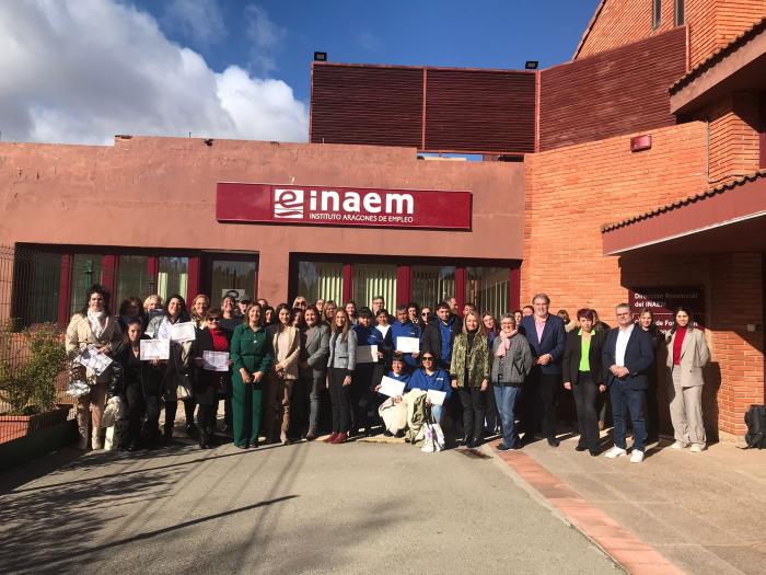 Acto de clausura de los Programas Experienciales de INAEM en Teruel