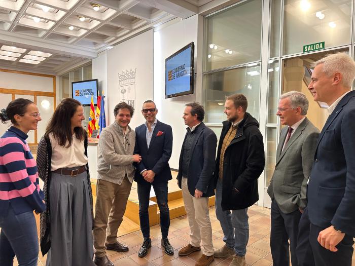 Presentación del equipo que rehabilitará los antiguos juzgados de la Plaza del Pilar para convertirlo en el nuevo Centro Goya.