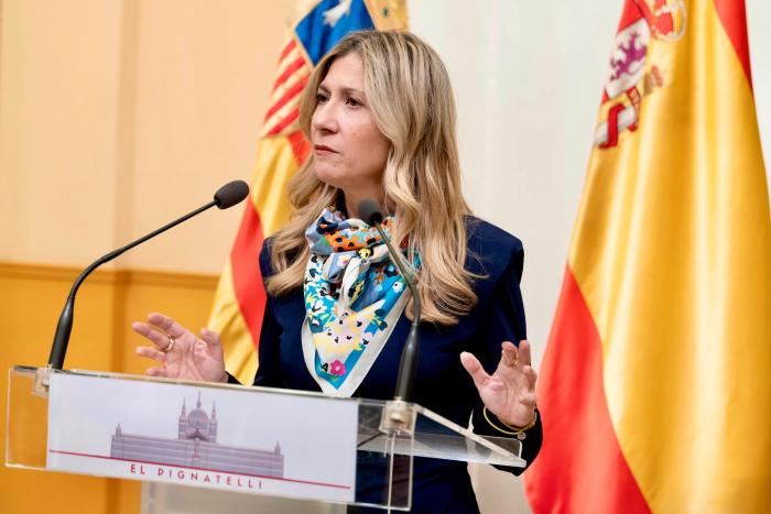 Mar Vaquero, tras las reuniones con los partidos de este jueves.