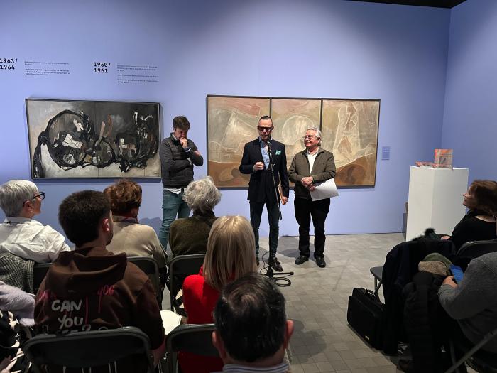 Pedro Olloqui y Ricardo García Prats presentan el libro 'Camino a la abstracción'.