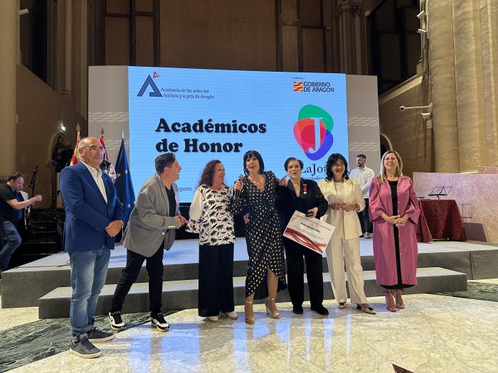 Acto de nombramiento de los académicos de honor de la Academia de la Jota.