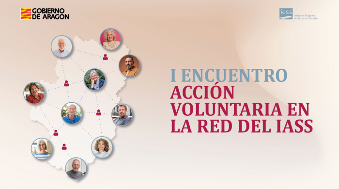 Cartel del I Encuentro de Acción Voluntaria de la red del IASS