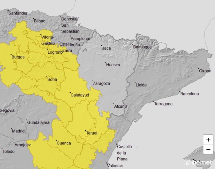 Imagen del artículo Aviso naranja por temperaturas máximas en Huesca Sur y Ribera del Ebro para este jueves