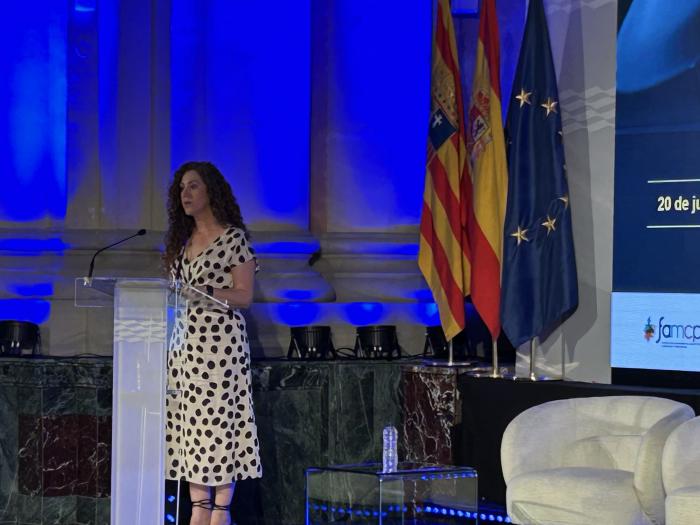 Ana Sanz, en el acto de presentación