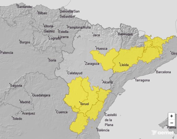 Imagen del artículo Ampliado el aviso naranja por temperaturas máximas a Bajo Aragón para hoy, día 1 de julio