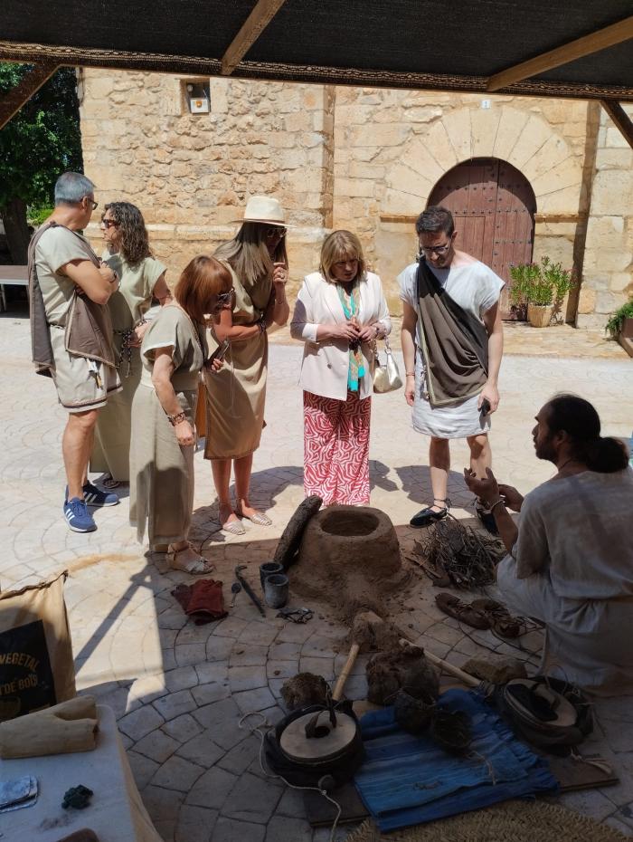 La consejera Tomasa Hernández ha participado este sábado en las Jornadas de Recreación Histórica de la Vida Celtíbera.
