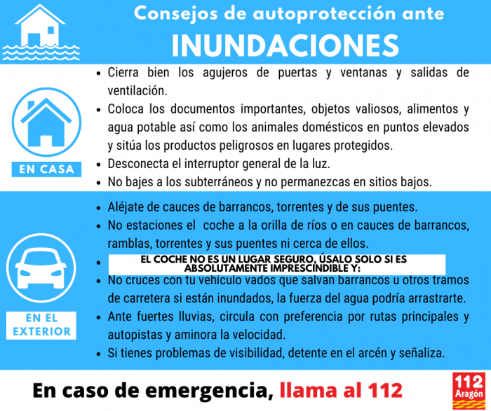 Consejos ante inundaciones