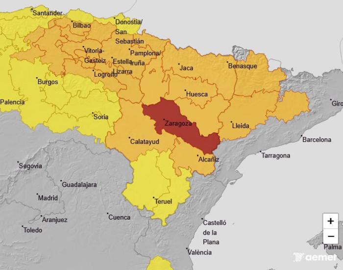 Avisos por lluvias (12/07)
