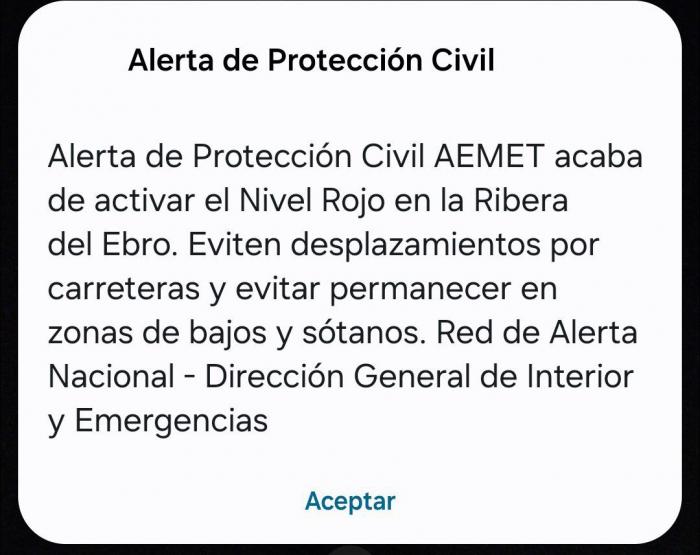 Mensaje ES-Alert