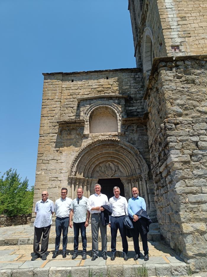 Un momento de la visita a Montañana Medieval.