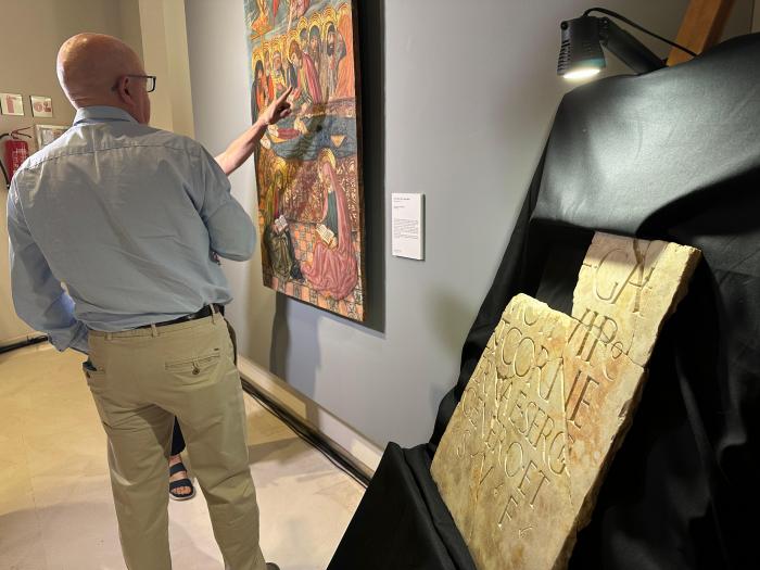 Presentación de las nuevas piezas que pasan a formar parte de la colección permanente del Museo de Huesca