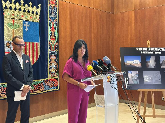 Los directores generales han informado en rueda de prensa del proyecto del Museo de la Guerra Civil Batalla de Teruel.