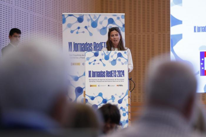 La directora gerente del Instituto Aragonés de Ciencias de la Salud, Elena Gonzalvo.