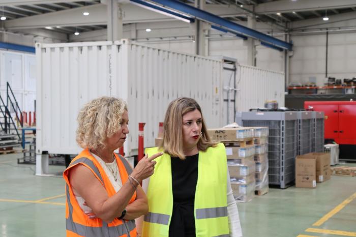 Las consejeras Pérez Forniés y Hernández visitan las instalaciones de ARPA en La Muela