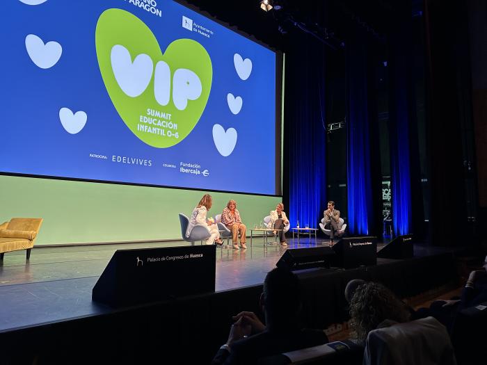 Acto de inauguración del Summit de Educación Infantil en Huesca.
