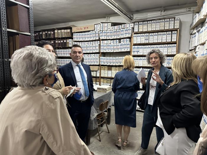 Visita de la consejera al IES Goya.