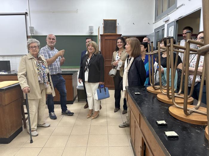 Visita de la consejera al IES Goya.