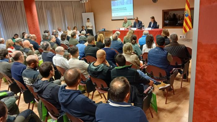 Inauguración de la jornada en el Palacio de Congresos de Jaca.