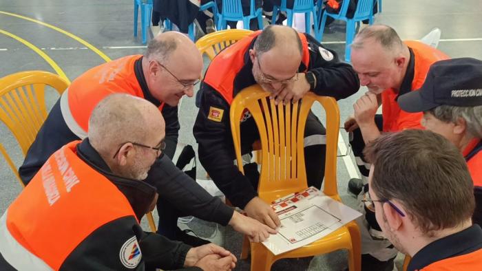 XXV Congreso de Red de Agrupaciones de Voluntarios de Protección Civil de Aragón, celebrado en Utebo este sábado.