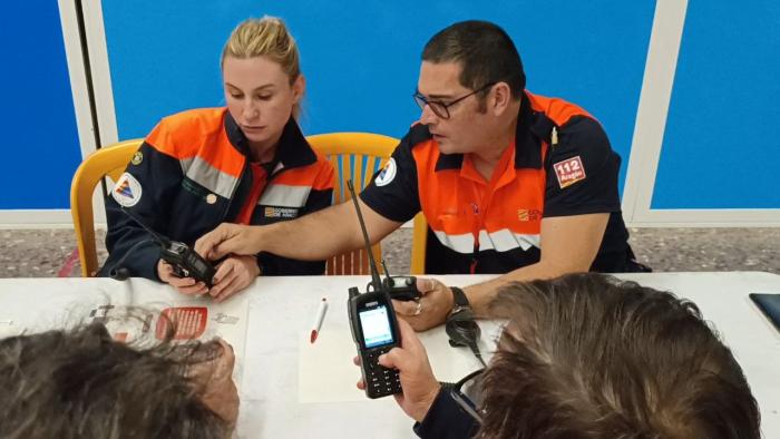 XXV Congreso de Red de Agrupaciones de Voluntarios de Protección Civil de Aragón, celebrado en Utebo este sábado.