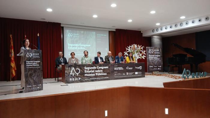 Presentación de la nueva Junta Directiva de la REMP durante el II Congreso Estatal sobre Montes Públicos.