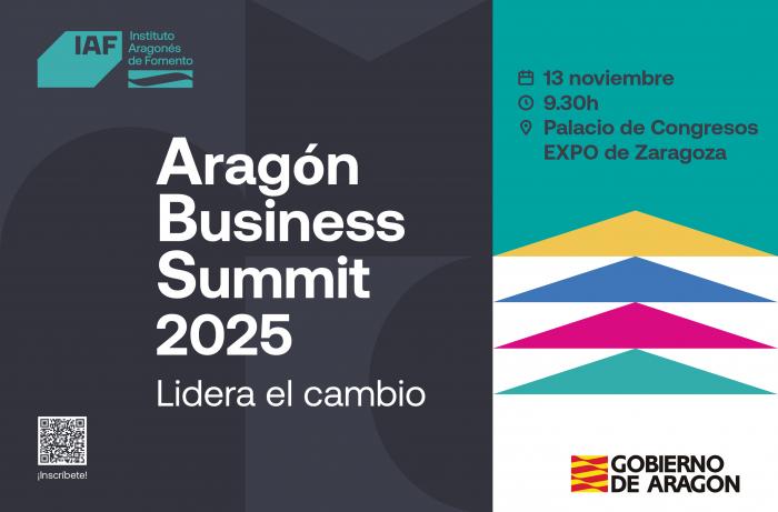 El Aragón Business Summit se celebra el 13 de noviembre en el Palacio de Congresos de Zaragoza