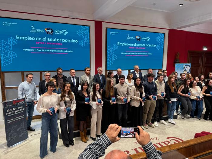 El director general de FP, Luis Mallada, ha clausurado la entrega de los V Premios i+Porc.