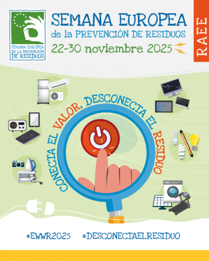 Cartel de la Semana Europea de la Prevención de Residuos.