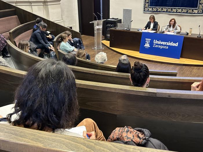 Asistentes a la Jornada, en el Paraninfo de la Universidad de Zaragoza