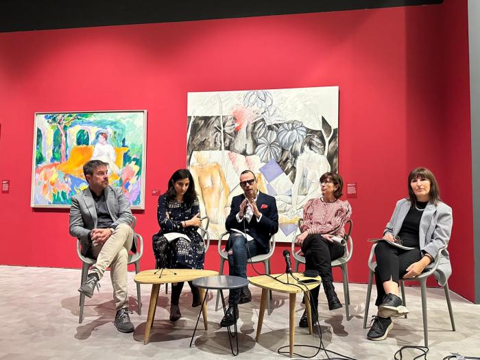 Presentación de la exposición 'Aragón y las artes: 1976-1995'-