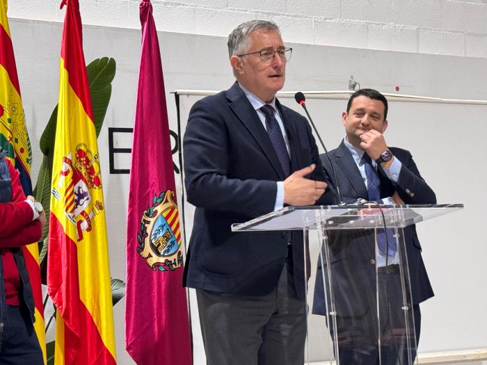 Blasco, durante su intervención.