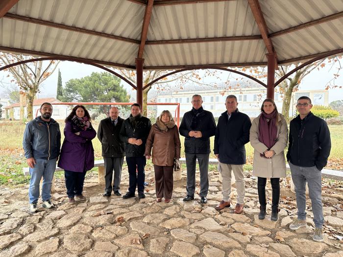 Visita al IES Bajo Aragón de Alcañiz.
