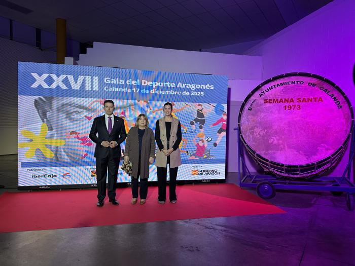 Gala del Deporte Aragonés en Calanda.