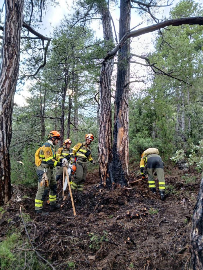 los rayos fueron la principal causa de los incendios forestales en Aragón en 2025, responsables del 27 % del total de siniestros.