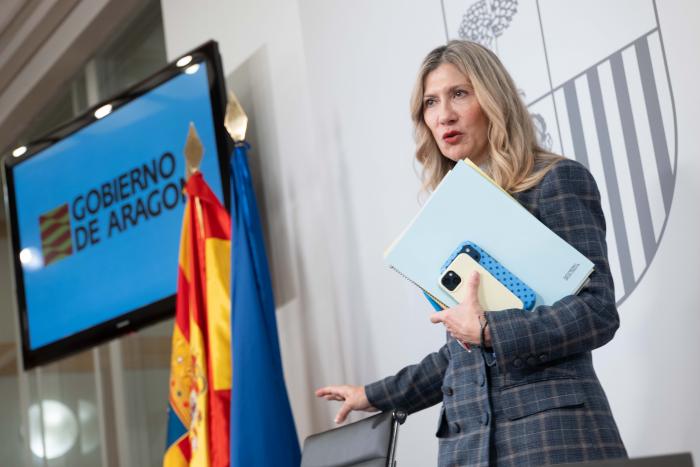 La vicepresidenta, tras el Consejo de Gobierno