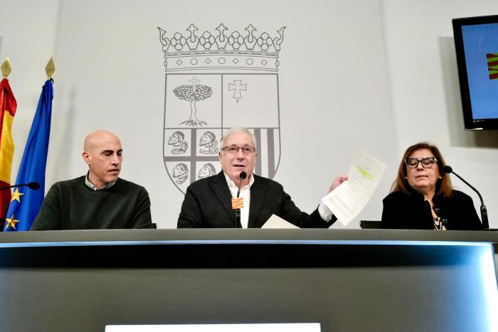 Octavio López ha comparecido junto al director general de Transportes, David Sánchez Fraile, y la directora general de Protección de los Consumidores, Inma de Francisco.