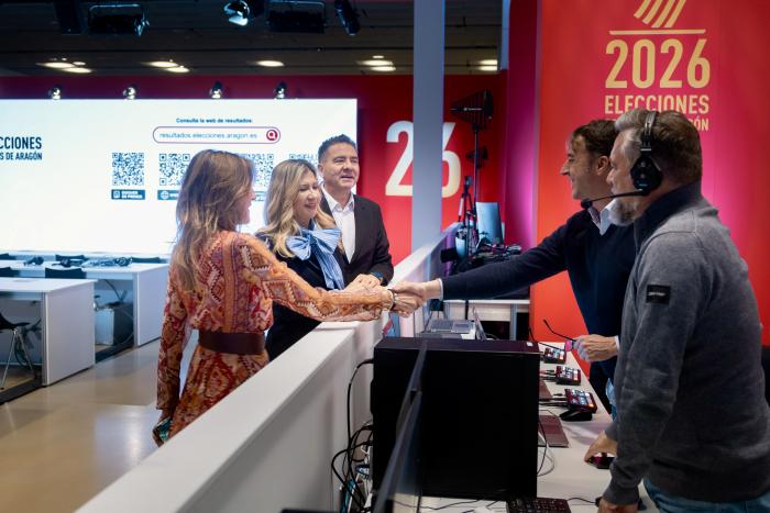 Visita al Centro de Datos, en el Palacio de Congresos de Zaragoza