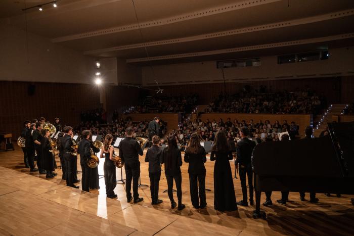 En imagen de archivo, edición anterior del concierto interdisciplinar.