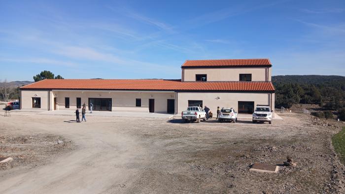 Nuevo edificio de la base helitransportada de Calamocha.