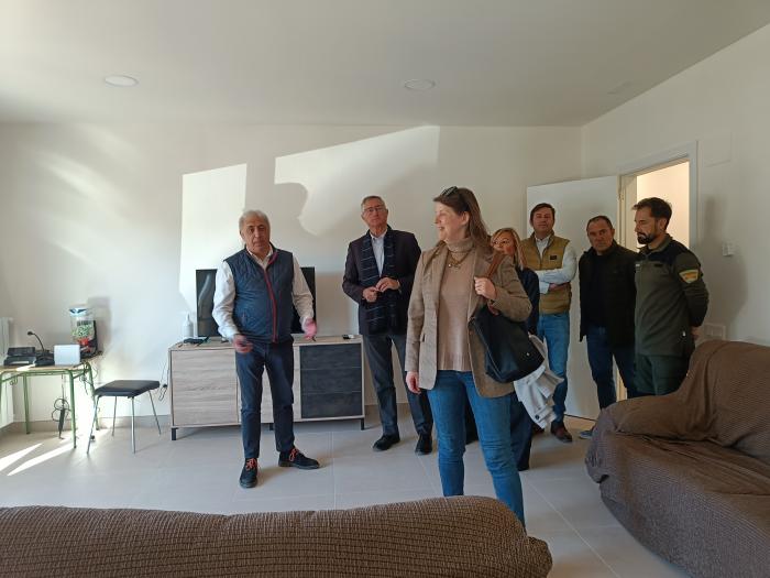 Una de las habitaciones de la nueva base.